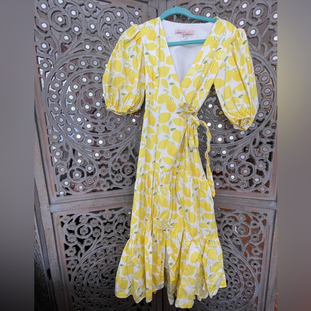 COPY - Hutch lemon wrap dress, XXS